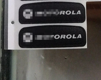 2 шт./лот, логотип M и наклейка GP340 для портативной рации Motorola GP340