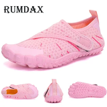 RUMDAX/ Детская Быстросохнущая Водная обувь Aqua, Дышащая Обувь Для Плавания По Течению, Нескользящая Спортивная Обувь Для активного Отдыха, Износостойкие Пляжные Кроссовки босиком