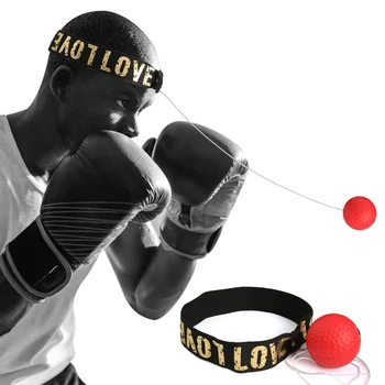 Боксерский Скоростной мяч с креплением на голову PU Punch ball MMA Sanda Тренировка Реакции рук И глаз Домашний Мешок с песком Для Фитнеса Боксерское Оборудование