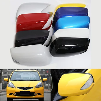 Для Honda Fit 2008 2009 2010 2011 2012 2013, крышка зеркала заднего вида для автомобиля, корпус боковых зеркал, корпус с лампой