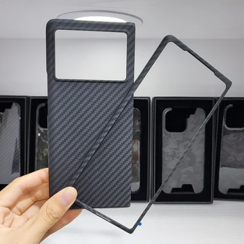 Новинка! Телефон из настоящего Арамидного волокна из углеродного волокна Для VIVO XFold Ультратонкий Бизнес-чехол XFold 5G с защитой от падения